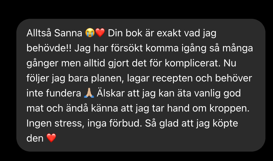 Boken Kickstart med HälsoSanna