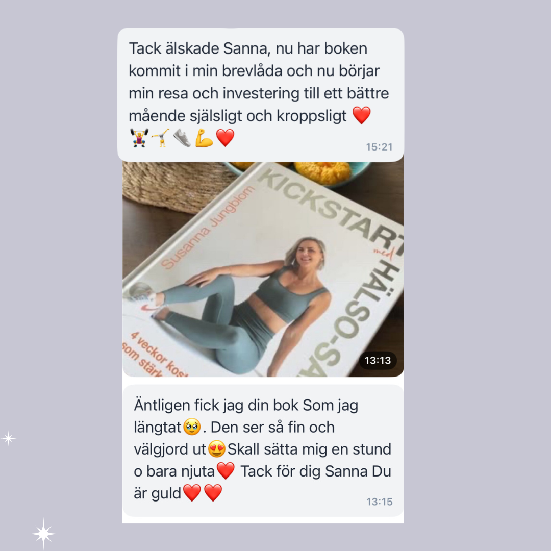 Boken Kickstart med HälsoSanna