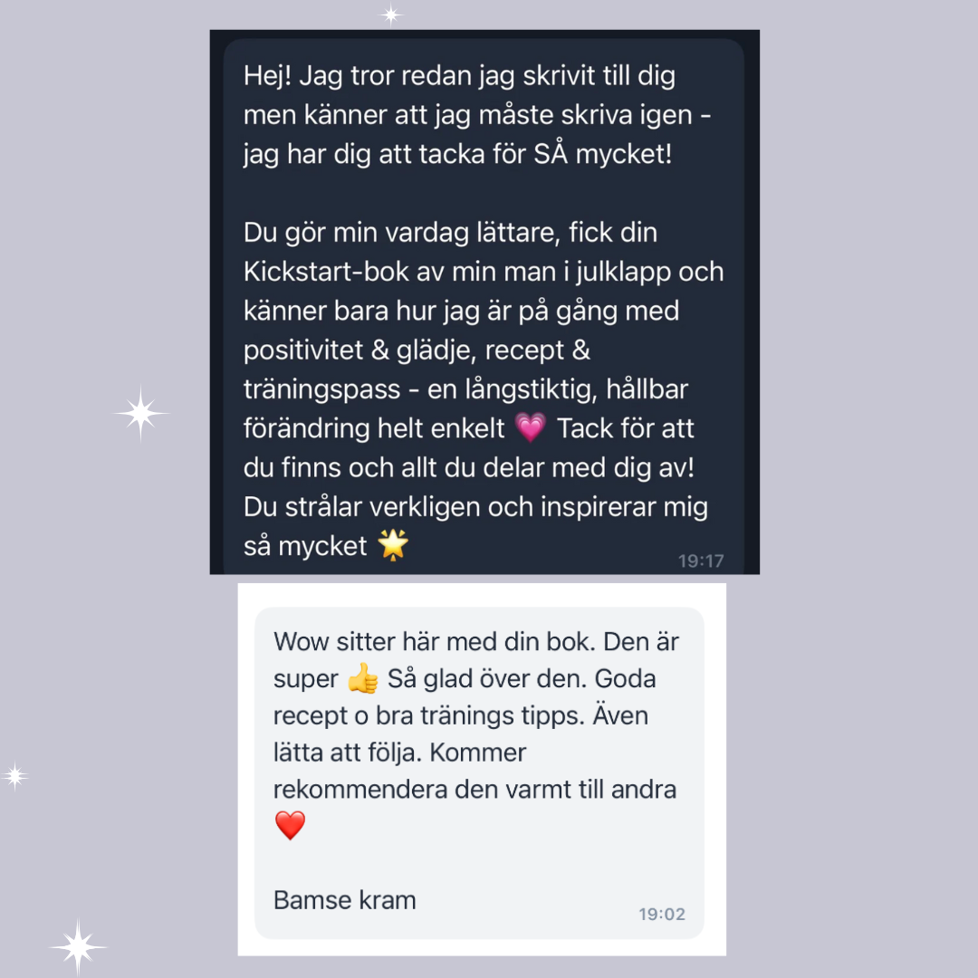 Boken Kickstart med HälsoSanna