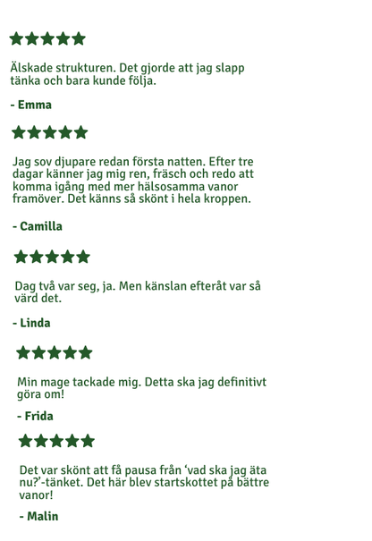 DETOX - 3 dagars juicefasta