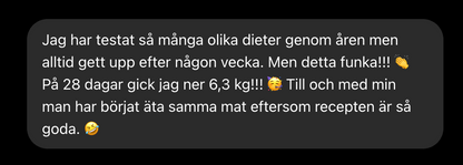HÄLSOSAM VIKTNEDGÅNG — 28 DAGAR