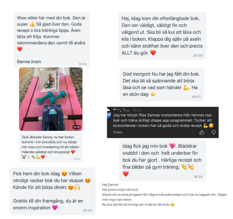 Boken Kickstart med HälsoSanna