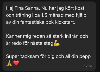Boken Kickstart med HälsoSanna