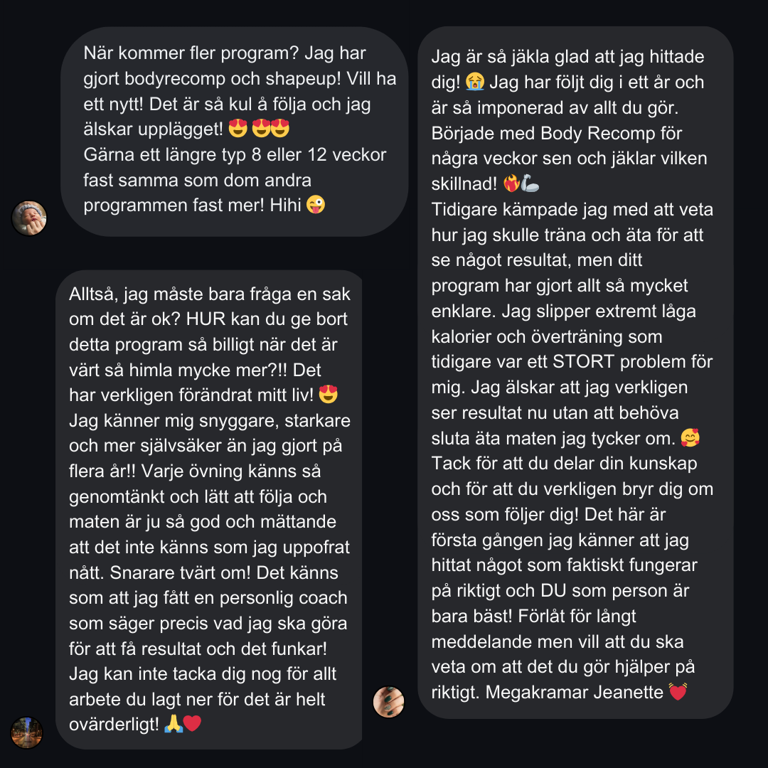 Body RECOMP - Hemma